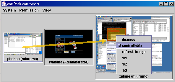 menu commands